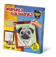 Wypukła malowanka - Pies Mops