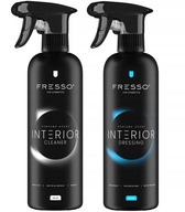 FRESSO INTERIOR SET ZESTAW CZYSZCZENIA WNĘTRZA AUTA CLEANER DRESSING 2X0,5L