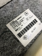 floor mats right front MERCEDES W212 A2126803540