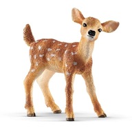 SCHLEICH 14820 JELEŃ WIRGIŃSKI, MULAK BIAŁOOGONOWY CIELĘ FIGURKA WILD LIFE