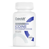 Iodine Potassium Jód OstroVit 250 tab Jodid Draslík