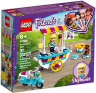 LEGO Friends Wózek z lodami Stephanie i Pies 41389