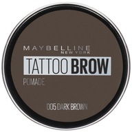 Maybelline Tattoo Brow Pomade pomáda na obočie 005 Dark Brown 3.5ml