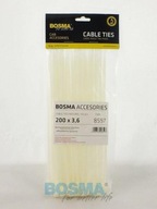 BOSMA PVC UPIERKY 200X3,6mm BIELE 100ks