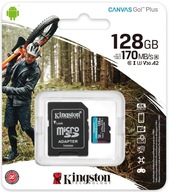 MicroSD karta Kingston Canvas Go! Plus 128 GB