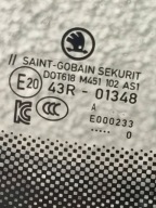 Skoda Scala 2020 window front / iron