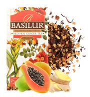 BASILUR Red Hot Ginger- Susz owocowy, zimowy napar owocowy z imbirem, 100 g