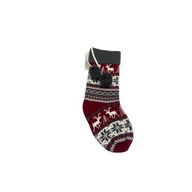Vianočná priestranná ponožka ozdoba krb