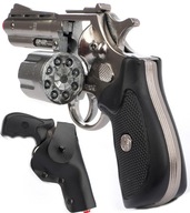 Policajný kovový revolver s puzdrom Gonher