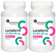 Aliness Laktoferín LFS 90% 100mg Lactoferrin 120 kaps. Anémia Vitamín C