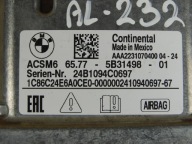 BMW modulo Centralina airbag airbag 65775B31498