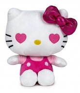 Hello Kitty edícia k 50 narodeninám plyšák 16cm RUŽOVÁ