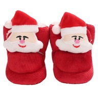 1 para świątecznych butów do łóżeczka dla niemowląt