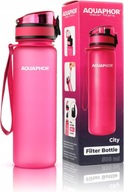 Filtračná fľaša Aquaphor City 0,5 l ružová