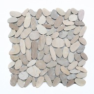 Mozaika-plast: AL 9419, ovál, penny, šedá, béžová, mat
