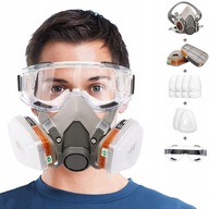 Zestaw Lakierniczy Maska 6200 maska gazowa z okularami ochronnymi