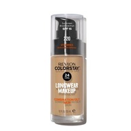 Podkład REVLON Colorstay Natural Beige 220 Cera Mieszana Tłusta pompka 30ml