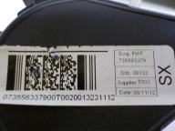 FIAT DOBLO II Gurten Sicherheits links 735563379