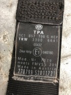 tension belt safety right front VW NEW BEETLE 1C1857706G