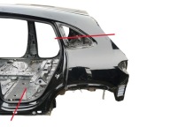 parafango sinistra posteriore MERCEDES EQA H243 LAK: 191