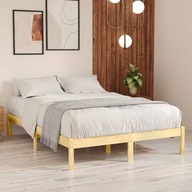Rama łóżka z litego drewna sosnowego, 140 x 200 cm Lumarko!