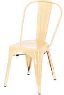 Kovová stolička loft CORSICA CREAM