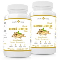 KORZEŃ LUKRECJI EKSTARKT 250mg GLICYZYRYNA 2x60kap