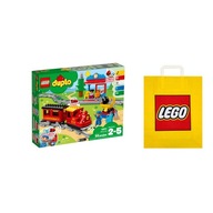 LEGO DUPLO č. 10874 - Parný vlak + Darčeková taška LEGO