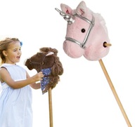 HOBBY HORSE Plyšový jednorožec kôň na palici 100cm