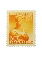 POLSKA Fi 665 ** 1953 Mistrzostwa Europy w boksie