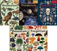 PAKIET 5 X DINOZAURIUM + PLANETARIUM + ANATOMICUM + BOTANICUM + FUNGARIUM