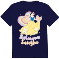 KOSZULKA DZIECIĘCA T-SHIRT DLA DZIECKA ŚNIEŻKA KSIĘŻNICZKI DISNEY 140