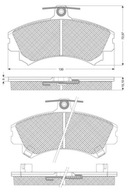 Starline BD S821P zestaw klocków hamulcowych [starline]