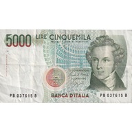 Banknot, Włochy, 5000 Lire, 1985-01-04, KM:111a, V