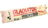 Olimp Gladiator baton proteinowy 60g Truskawka