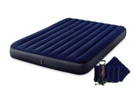 INTEX 64765 Airbed Classic Downy Blue Dura-Beam Serie Queen Set
