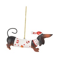 Świąteczna dekoracja psa Ozdoby choinkowe na półkę w stylu A