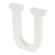 1 sztuka Drawniana tablica alfabetu - U