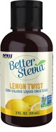 Lepšia Stevia Lemon Twist 59 ml NOW Foods