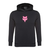 BLUZA Z KAPTUREM FOX JUNIOR LEGACY BLACK/PINK (YXL)