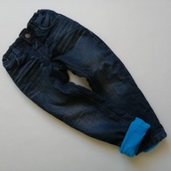 C&A spodnie jeans na polarze r. 110