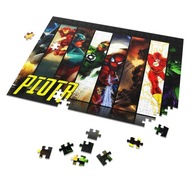 Puzzle + meno AVENGERS VZORY A4 35 dielikov.