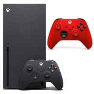 Konsola Xbox Series X 1TB + 2 x Pad Czarny/Czerwony