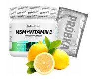 BIOTECH MSM + VITAMIN C 150G ZDROWE STAWY LEMON