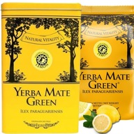 Zestaw yerba mate Yerbera Puszka z dozownikiem +Mate Green Lemon 0,5kg 500g