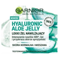 Garnier Hyaluronic Aloe Jelly ľahký hydratačný gél pre normálnu pleť a