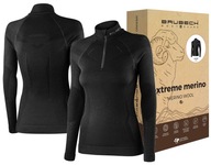 WEŁNIANA BLUZA TERMICZNA SPORTY ZIMOWE DO -30°C -L