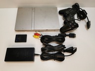 konsola Sony PS2 / Playstation 2 slim silver scph-70003