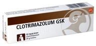 Clotrimazolum GSK 10 mg/ g krem 20 g przeciwgrzybiczy łupież pstry