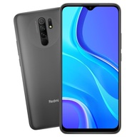 NOWY ŁADNY IDEALNY SMARTFON XIAOMI REDMI 9 4/64 GB SZARY + ŁADOWARKA GRATIS